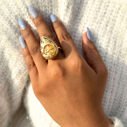 Pear Shape Ring for Her