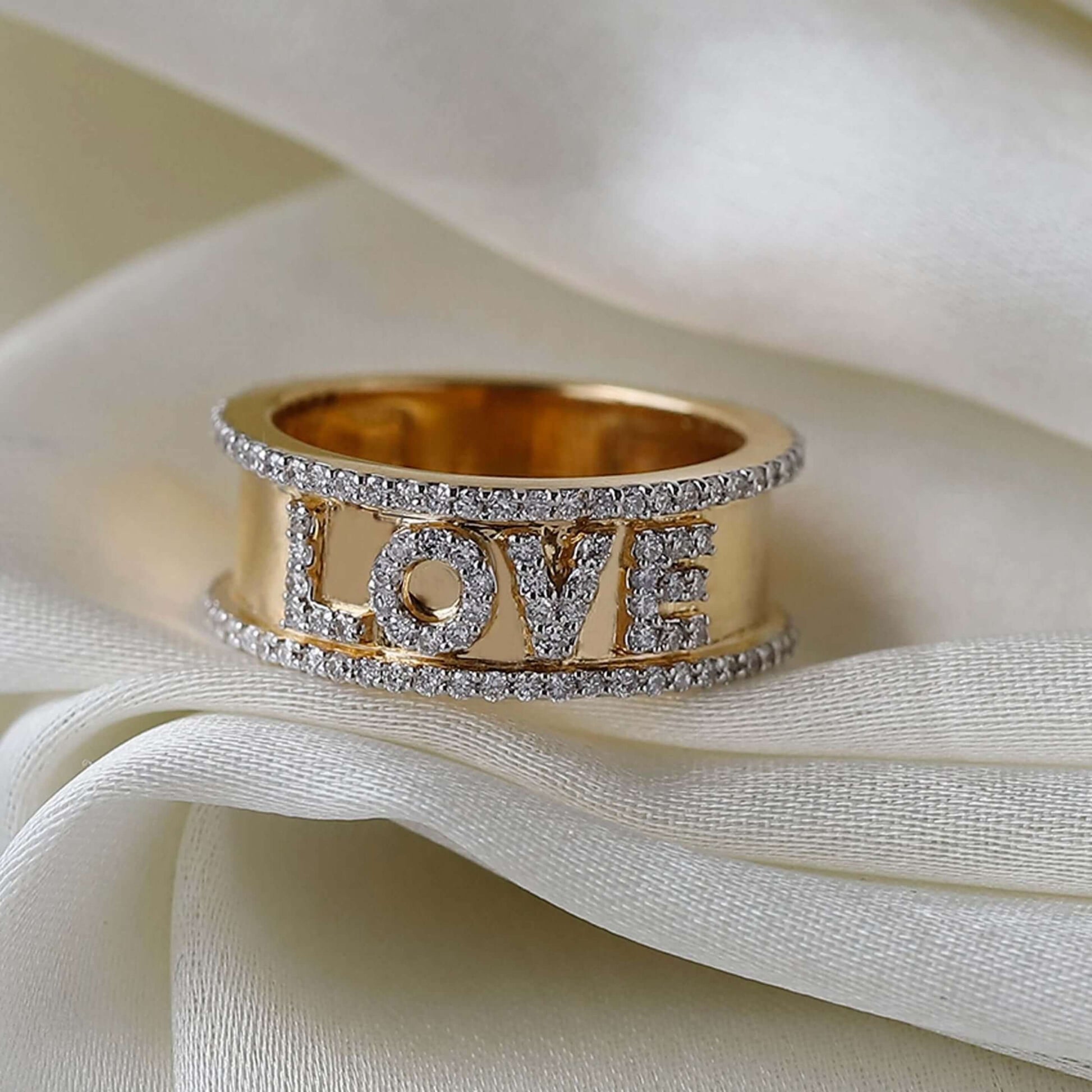  Personalized Name Letter Ring