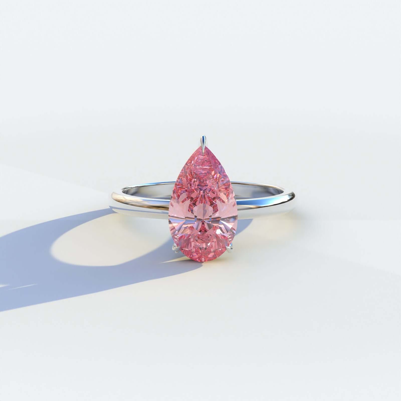 Pink Diamond Unique Design Ring