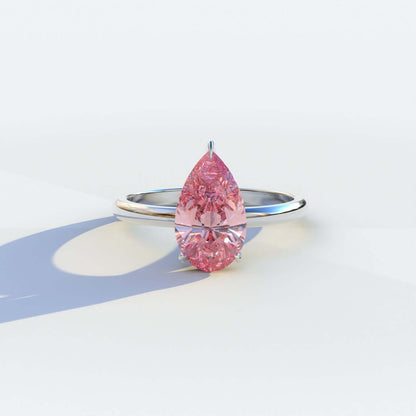 Pink Diamond Unique Design Ring