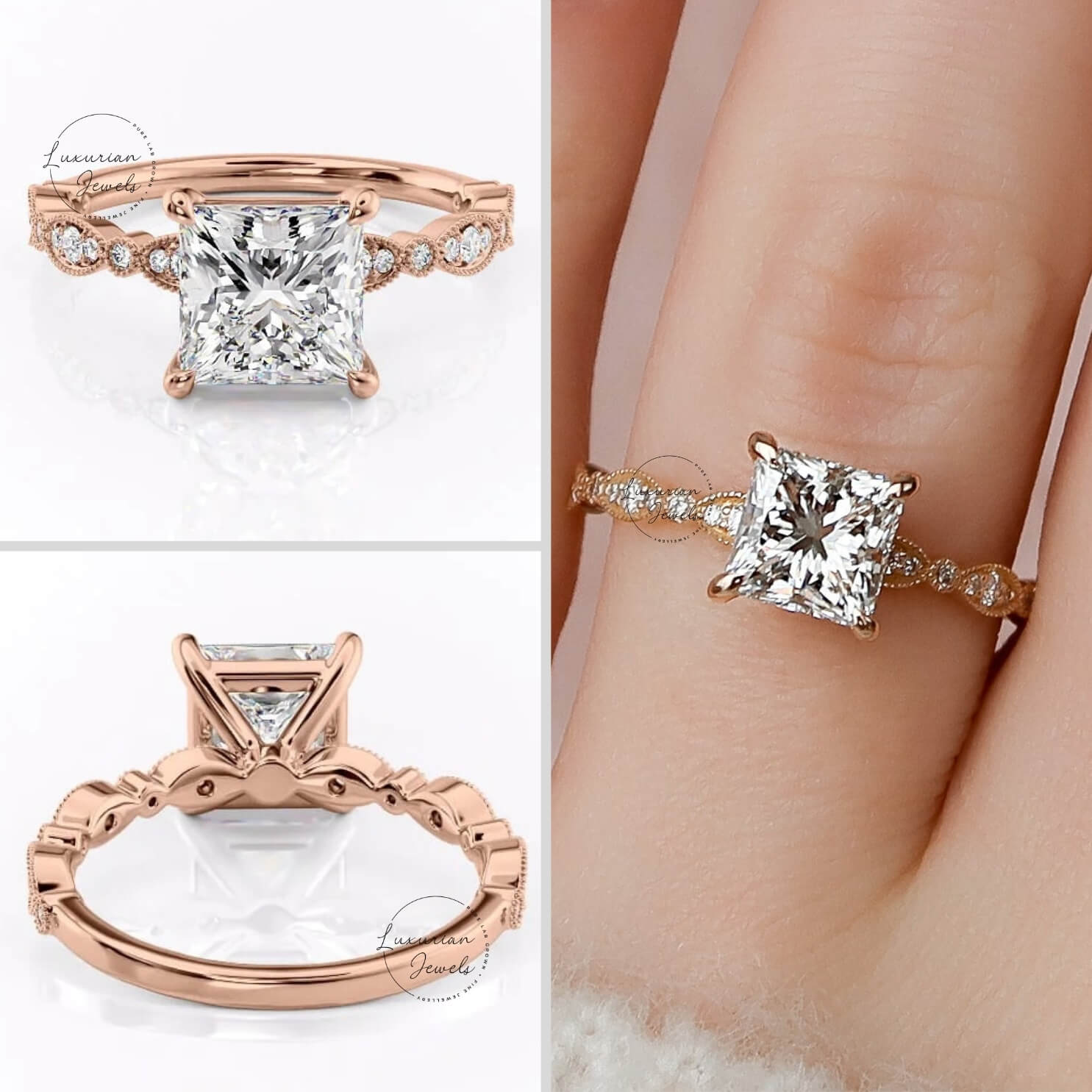 Princess Cut Engagement Ring