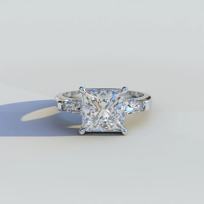 Princess Diamond Moissanite Ring