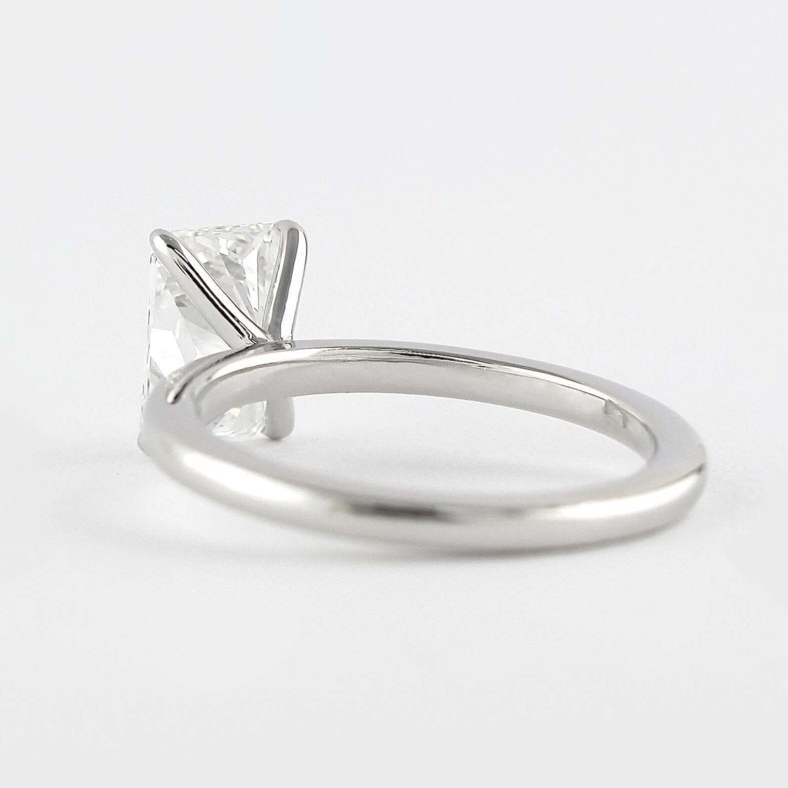 Radiant Cut Lab Grown Diamond Ring