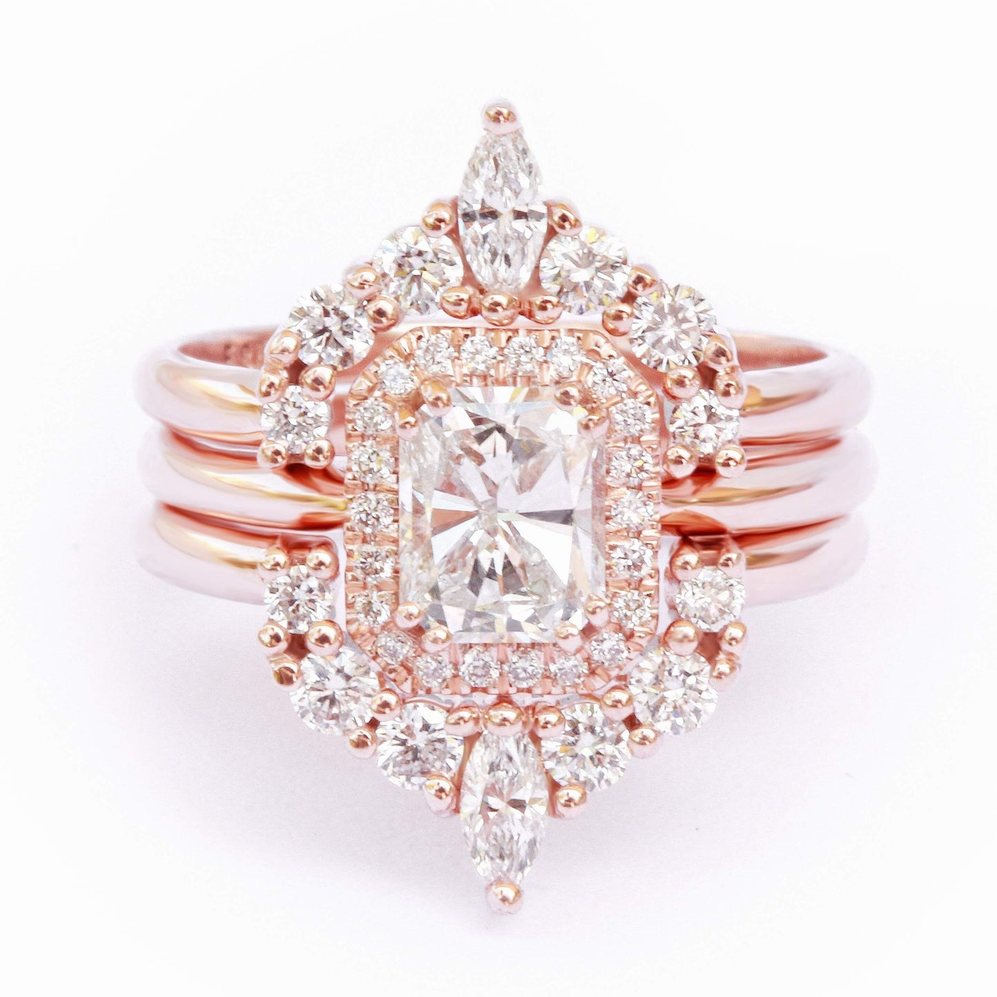 Radiant Cut engagement ring For Her