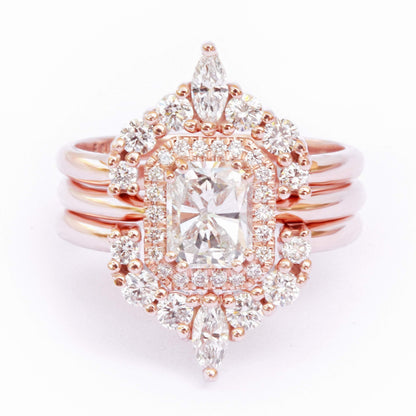 Radiant Cut engagement ring For Her