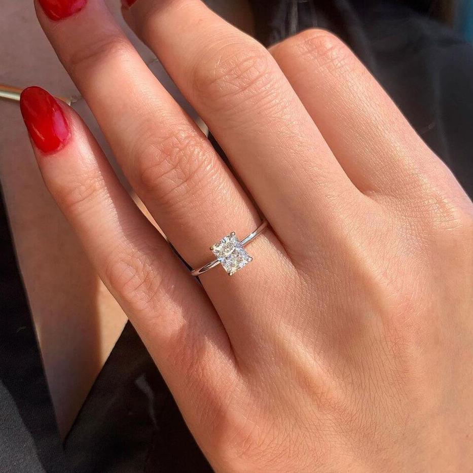 Radiant Diamond Engagement Ring