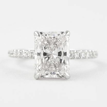 Radiant Diamond Moissanite Engagement Ring