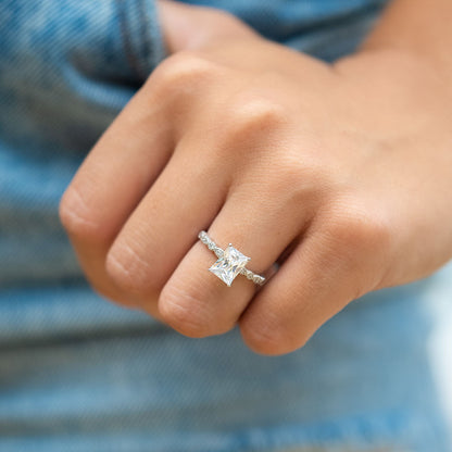 Radiant Engagement Ring