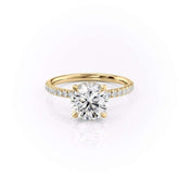 Round Diamond Half Enternity Diamond Ring