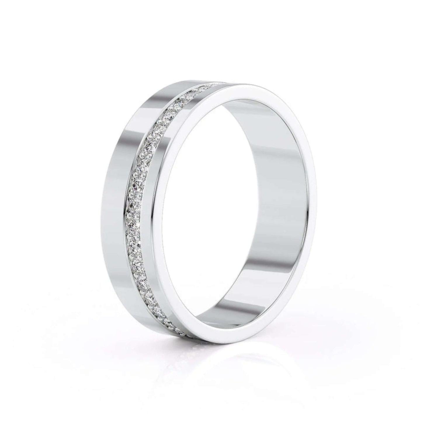 Round Cut Diamond Full Eternity Ring