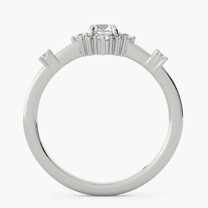 Round Cut Diamond Wedding Ring