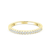 Round Cut Half Eternity Diamond Ring