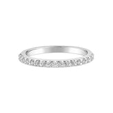 Round Diamond Half Eternity Wedding Proposal Band