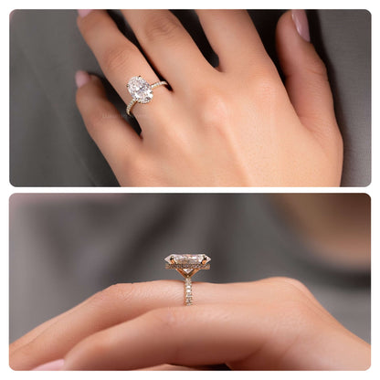 Round Diamond Halo Ring