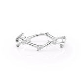 Round Diamond Mini Twig Ring