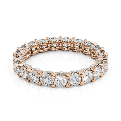 Round Lab Grown Diamond Eternity Band