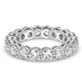 Round Shape Lab Grown Diamond Eternity Band