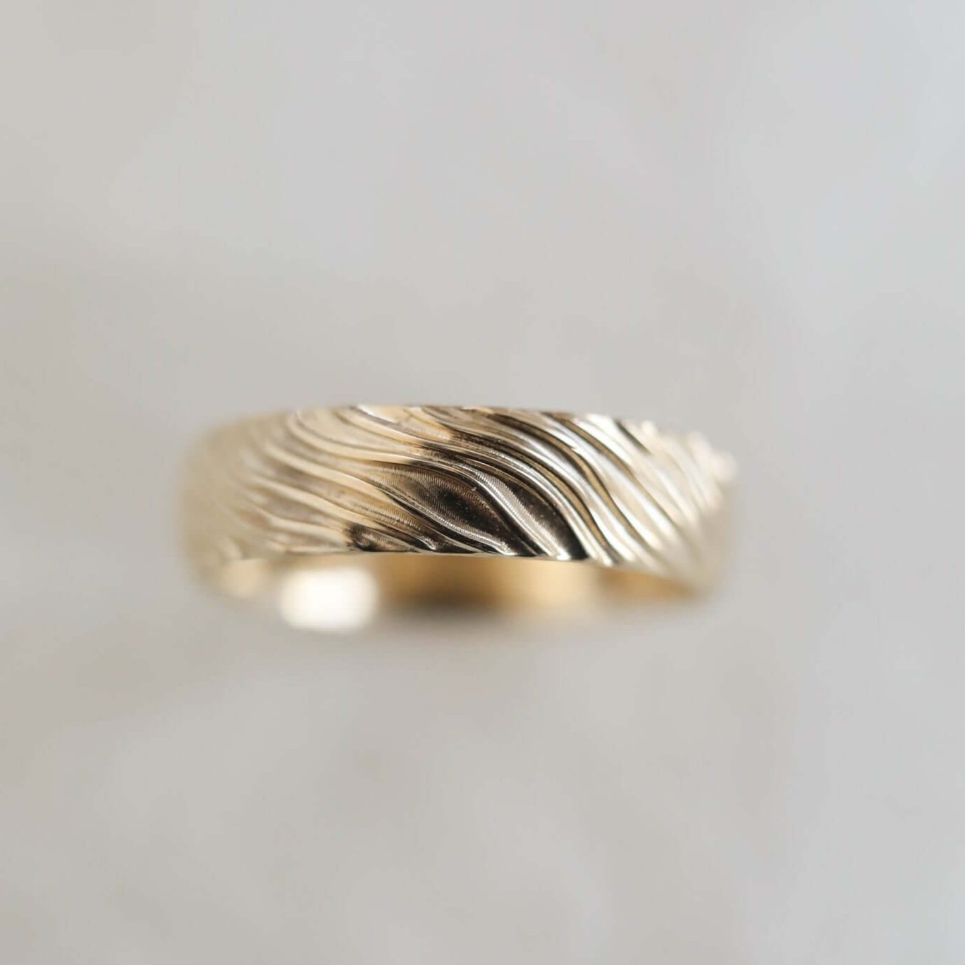 Rustic Handmade Textured Ring