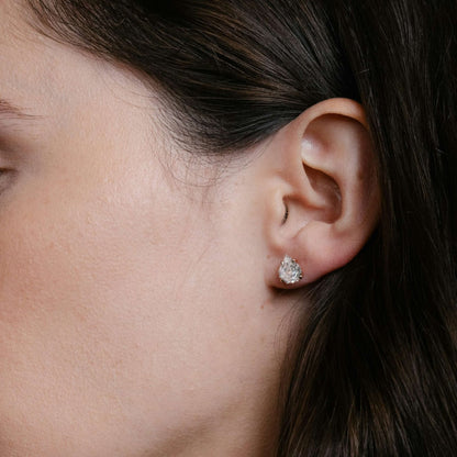 Shield Lab Grown Diamond Stud Earrings