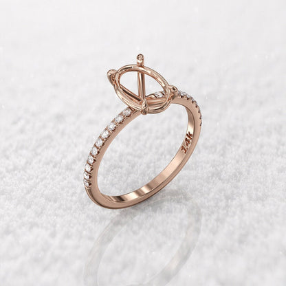 Solid Gold Eternity Ring, Dainty Gold Ring