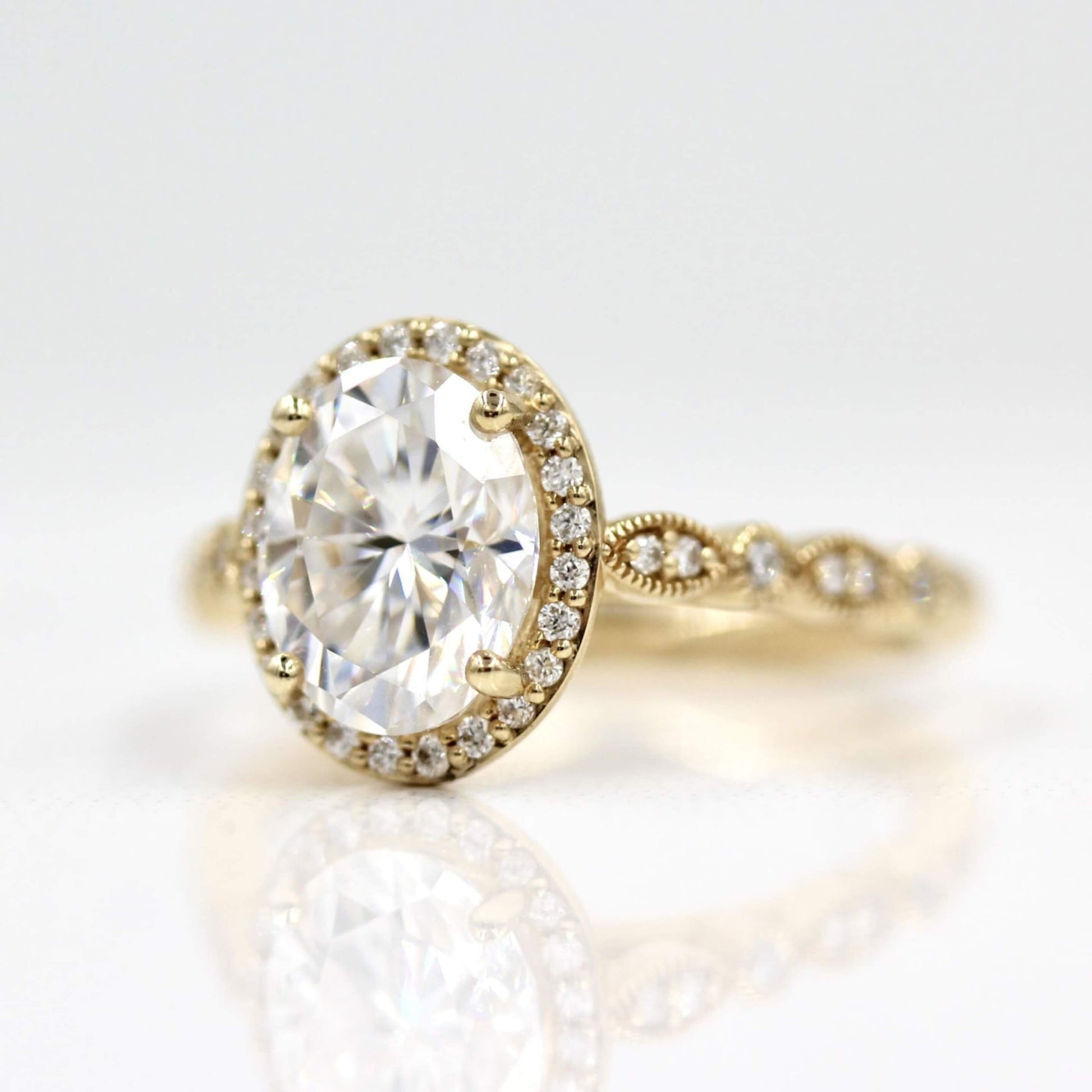 Solitaire Accent Engagement Jewelry