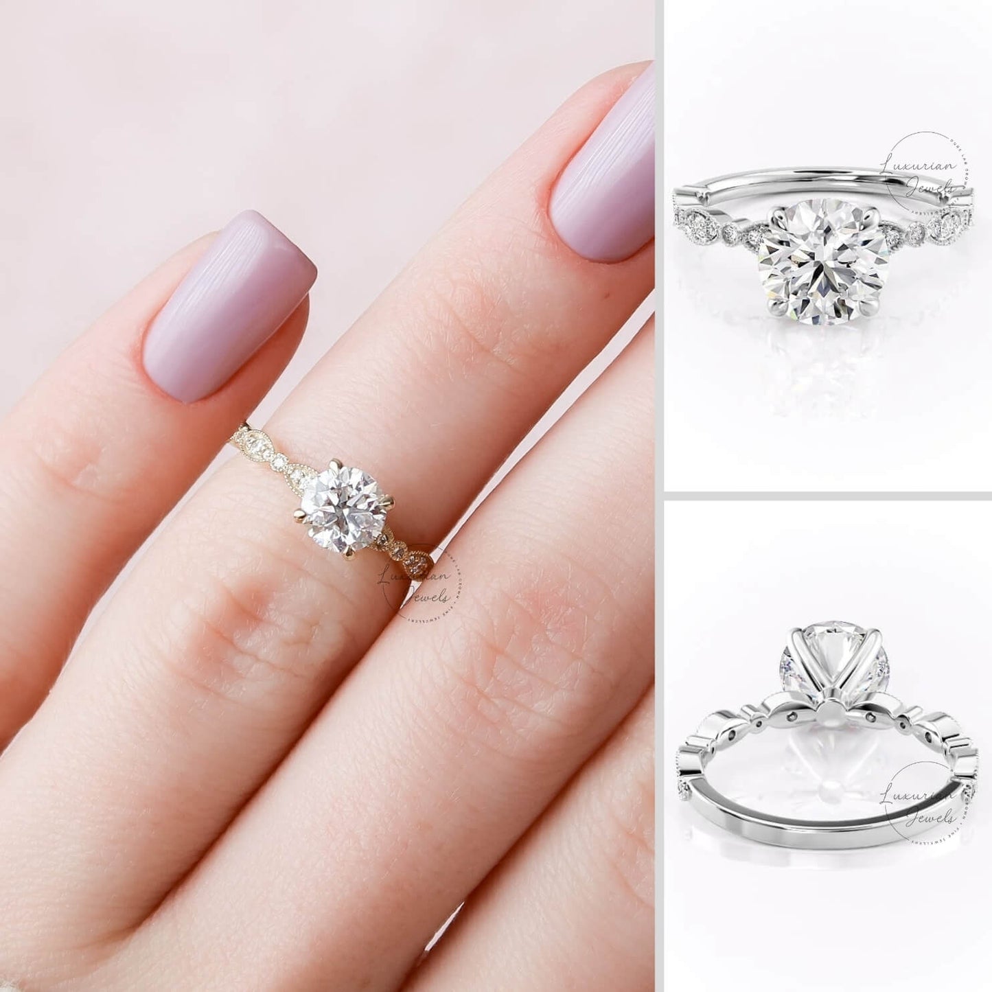 Solitaire Ring For Anniversary Gift