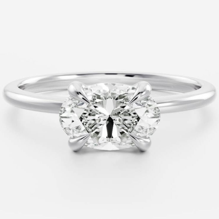 Solitaire Ring, Gift for Wife