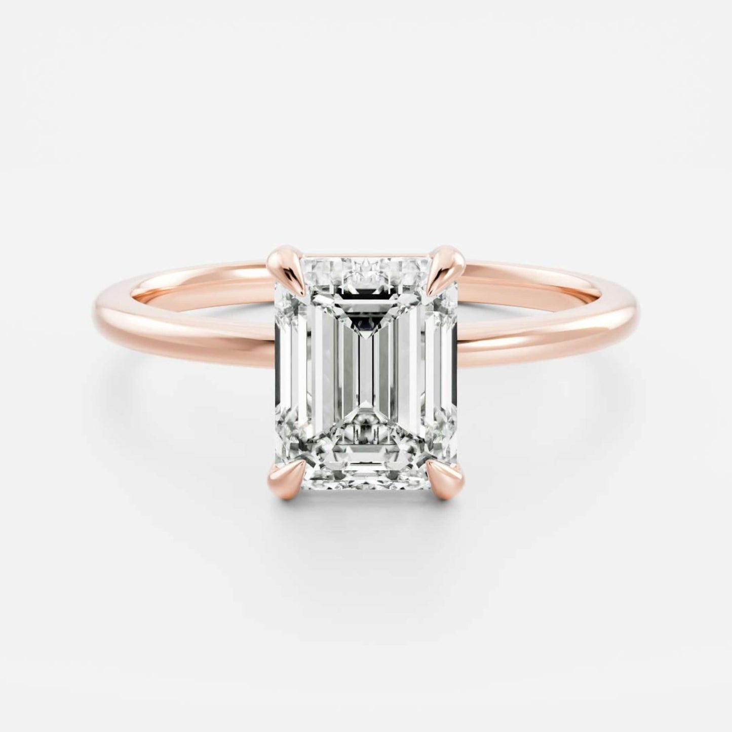 Solitaire Ring, Yellow Gold Diamond Ring