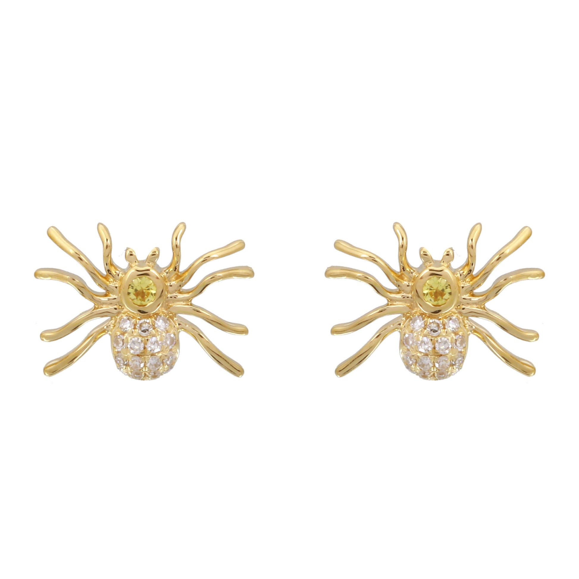 Spider Earrings, Custom Fine Jewelry