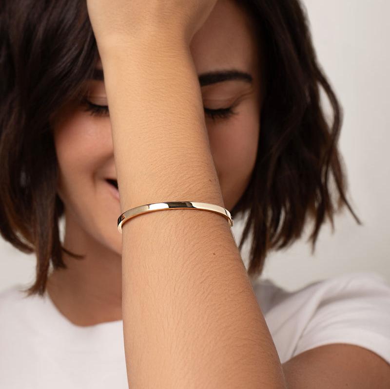 Stacking Cuff Engraved Bangle