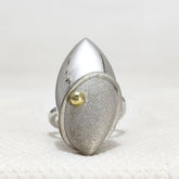 Statement Modern Design 925 Sterling Silver Ring