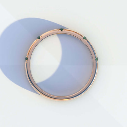  Thin Distance Promise Stackable Ring Band