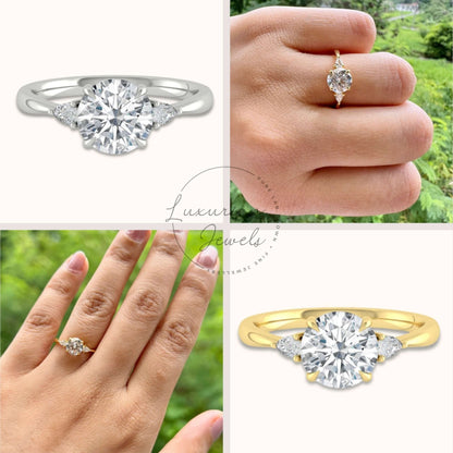 Three Stone Diamond Ring For Women