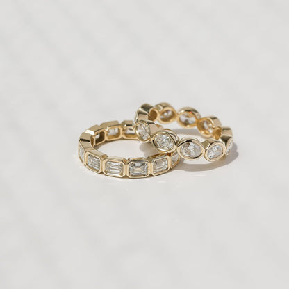 Unique Stackable Diamond Band For Her