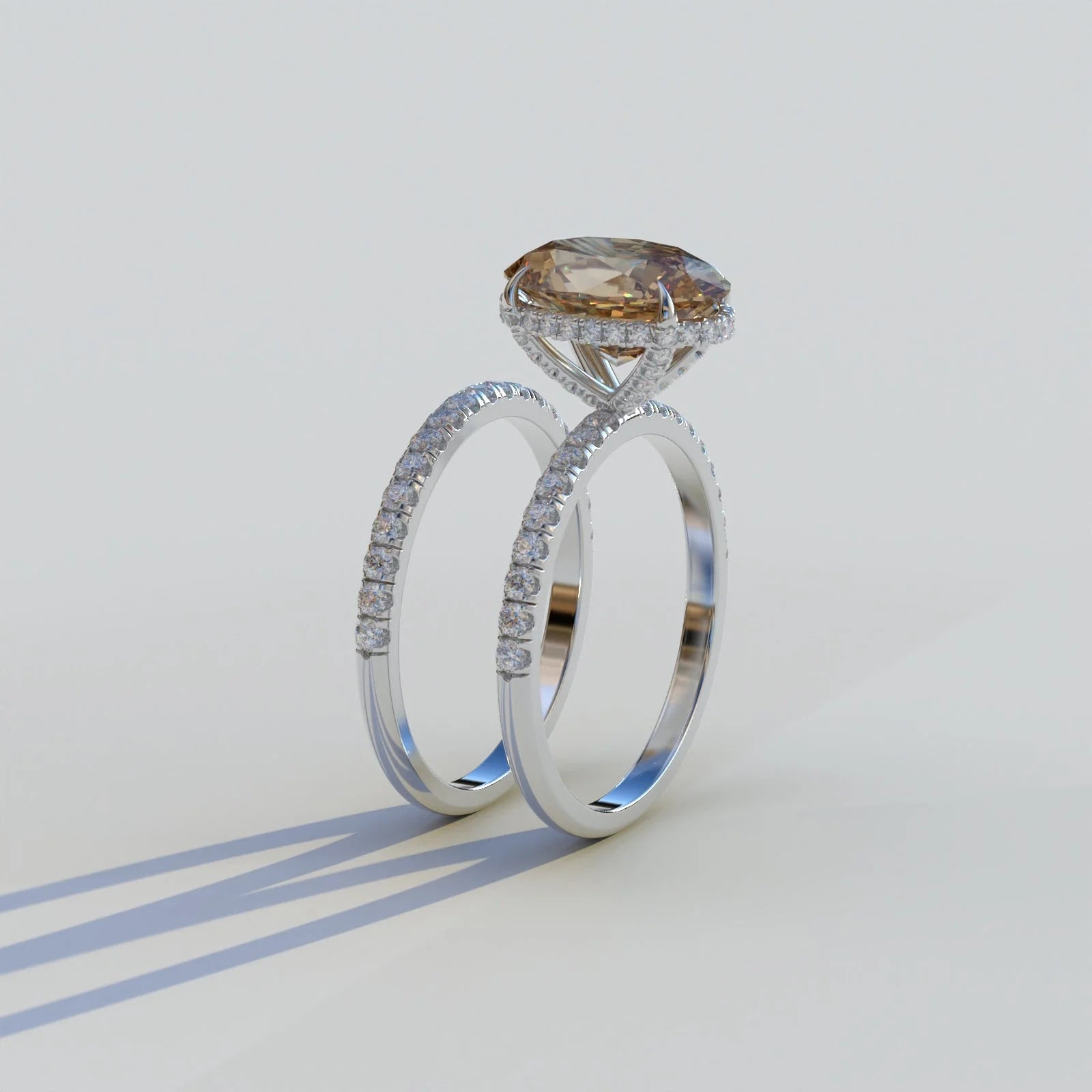 Vivid Brown Diamond Ring