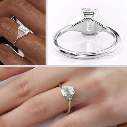  White Gold Eco-Friendly Diamond Ring