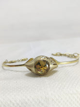 Yellow Flower Marquise Shape Adjustable Bracelet