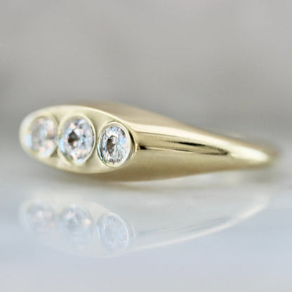 Yellow Gold Dome Style Ring