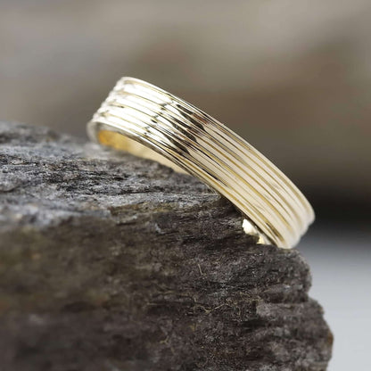 Yellow Gold Polish Finish Band