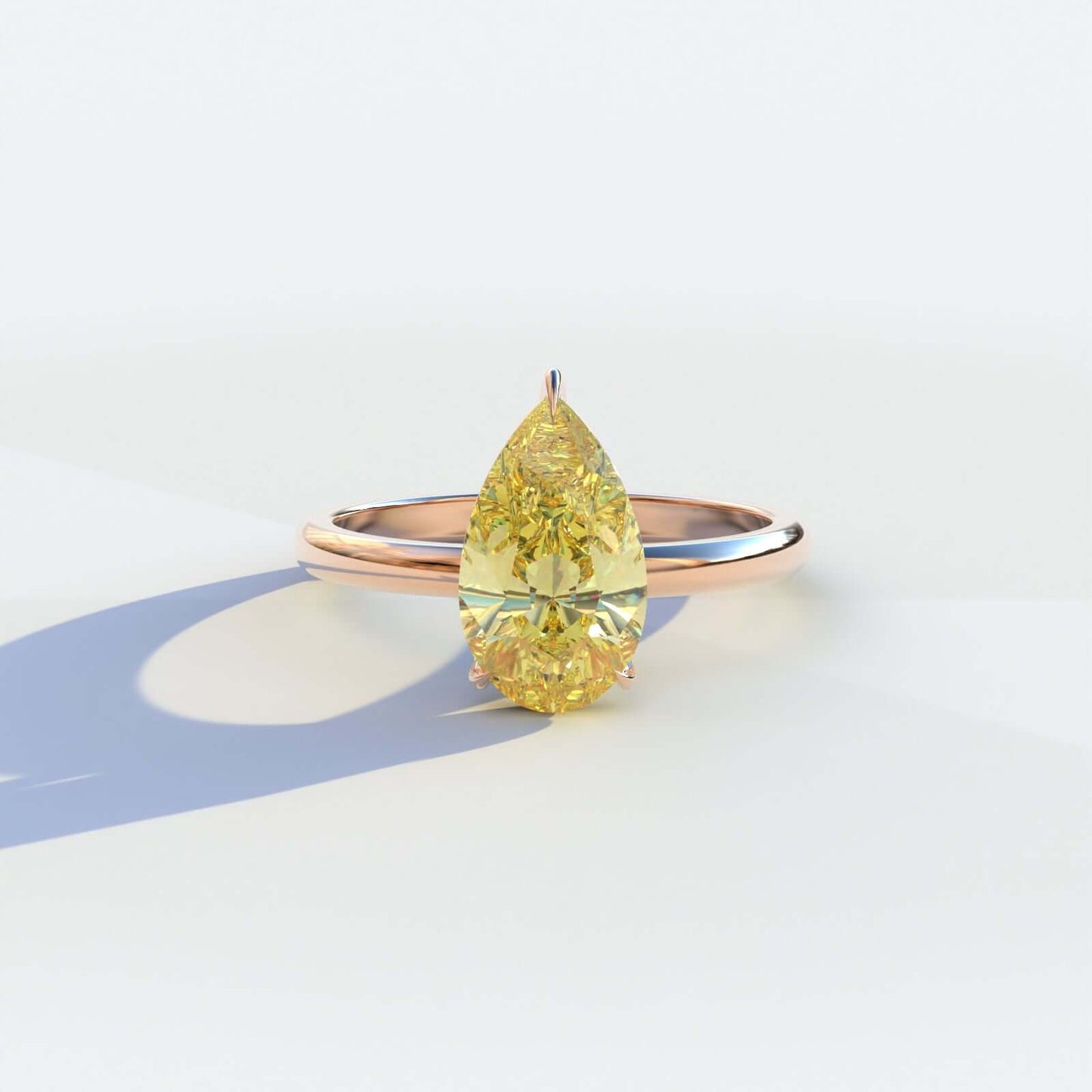 Yellow Promise Engagement Ring