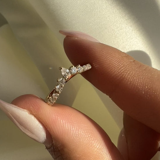 Dainty Stacking Engagement Band