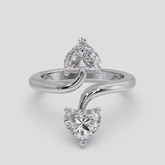 Unique Marquise Moissanite Ring